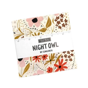 Moda - Night Owl Charm Pack by Gingiber 42 pcs - Picture 1 of 2