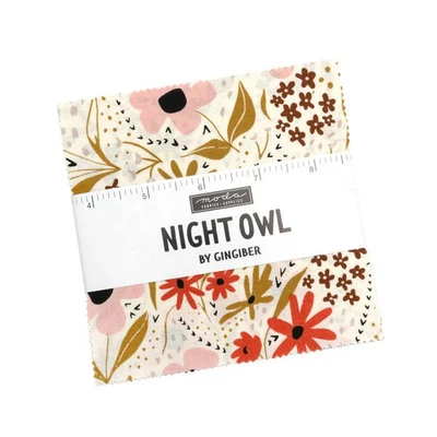 Moda - Night Owl Charm Pack by Gingiber 42 pcs - Image 1 of 2