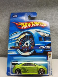 HOT WHEELS 2006 First Editions #28/38 Green Honda Civic Si - Mint! - Picture 1 of 10