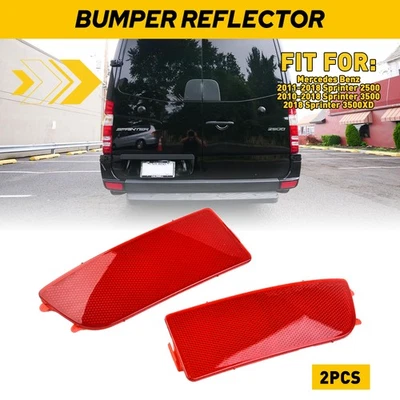Funda de lámpara trasera reflector parachoques trasero coche para Mercedes Benz Sprinter 3500 10-18 Foto 1 de 4