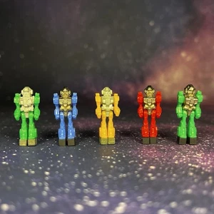1983 Takara Diaclone Pilot 5 pc lot, Blue, Yellow, Red, Dark Green, Light Green - Picture 1 of 11