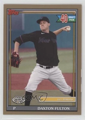 2021 Topps Pro Debut Gold /50 Dax Fulton Daxton Fulton #PD-192 - Image 1 of 2