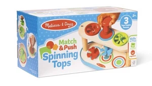 Melissa & Doug Match & Push Kreisel Entwicklungsfähigkeiten Spielzeug 2+ Neu - Bild 1 von 4