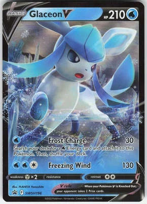 Glaceon V Promo SWSH: Sword & Shield Promo Cards SWSH196 LP-NM - Image 1 of 2