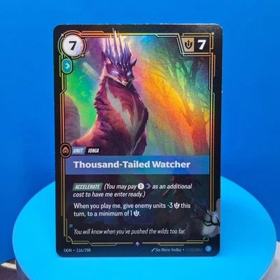 Thousan-Tailed Watcher (116) Rare Origins League Of Legends Riftbound - Image 1 of 3
