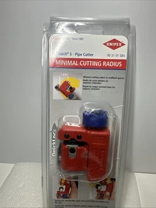 Knipex Tubix S 3 Inch Ball Bearing Steel/zinc Pipe Cutter - Picture 1 of 12