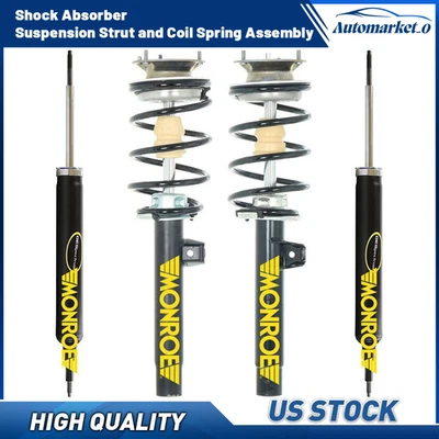 Amortiguador de puntales delanteros traseros con muelles helicoidales para BMW 328i 335i 2007-2013 3,0 L Foto 1 de 4