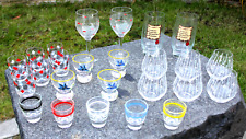 Konvolut Likörglas Schnapsglas Weinglas ALT Bunt Farbig Handbemalt Vintage DDR