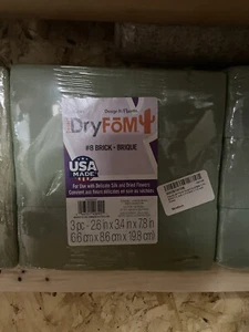 15 Floral Foam Blocks, Green Wet Dry Flower Foam Plant 5 Packs #8 - Picture 1 of 4