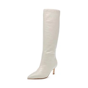 Steve Madden Womens' Lavan Suede Pointed Toe Knee High Boots - Picture 1 of 2