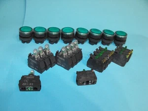 Schneider Electric.TELEMECANIQUE.ZB5AH033+ZBV-B3+ZBE101.24V.(LOTE 24PCS).NUEVO - Imagen 1 de 11