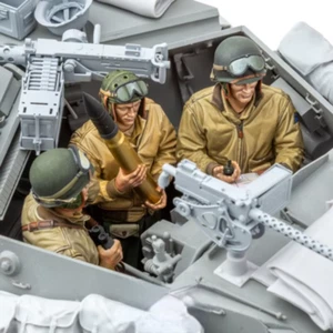 WWII US M10 Tank Crew Historical Hobb 1/16 Scale Resin Figure Assembly Model Ki - Bild 1 von 3