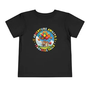Toddler Adventure Awaits Tee, Cute Kids Shirt, Playful Summer Outfit, Balloon - Picture 1 of 29