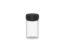 CHUBBY GORILLA AUTHENTIC AVIATOR CONTAINER 5OZ (5pack) CLEAR/BLACK