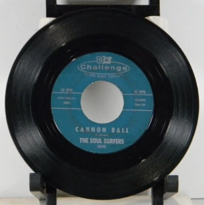 Jerry Wallace / The Soul Surfers~In The Misty Moonlight / Cannon Ball 45 RPM - Image 1 of 2