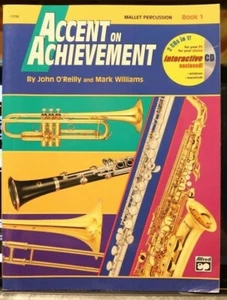 Mallet Percussion & CD: Accent on Ensemble Book 1 by O'Reilly & Williamson New  - Picture 1 of 6