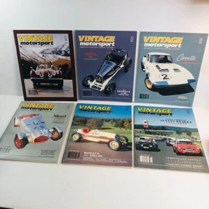 1990 6 lot- Vintage Motorsport Journal Motor Racing History All 6 1990 Issues! - Picture 1 of 23