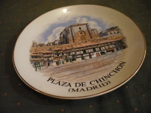 PLATO PORCELANA FINA DE CHINCHON EN MADRID ( ESPAÑA ) - Imagen 1 de 12