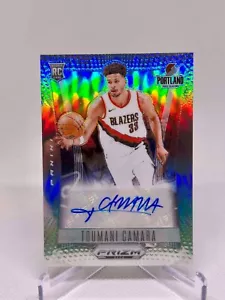 Toumani Camara 2023-24 Panini Prizm Deca Silver Auto Rookie #DS-TOU SN2 - Picture 1 of 2