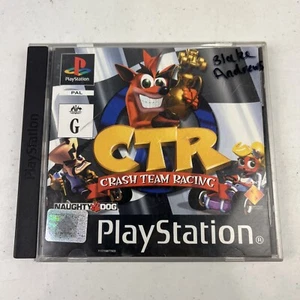 Crash Team Racing CTR PS1 Sony PlayStation 1 PAL AUS Complete Black Label - Picture 1 of 7
