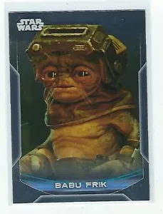 2020 TOPPS STAR WARS CHROME PERSPECTIVES #26-R BABU FRIK - Picture 1 of 1
