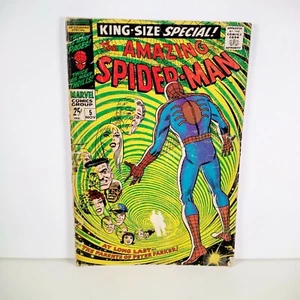 Amazing Spider-Man King Size Special #5 primera aplicación. Peter's Parents Marvel 1968 en buen estado- - Imagen 1 de 5