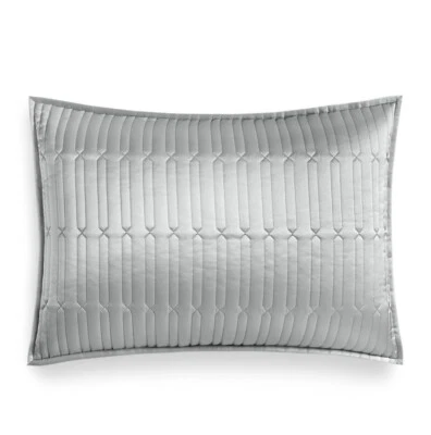 Falsa acolchada Hotel Collection Lithos, gris, estándar Foto 1 de 4