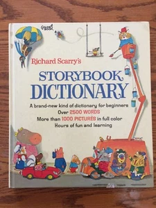 Richard Scarry's Storybook Dictionary 1966 hardcover Golden Book - Picture 1 of 4