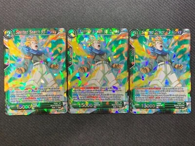 Spirited Search SS Trunks (BT5-060 R) Dragon Ball Card  Foil 3x - Image 1 of 2