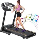 ANCHEER Folding Treadmill 2.25HP with Bluetooth APP,Running  Machine for Home