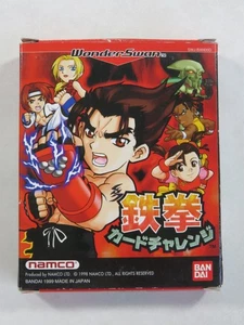 TEKKEN CARD CHALLENGE WONDERSWAN JAPAN (COMPLETE WITH REG CARD - GOOD CONDITION) - Foto 1 di 7