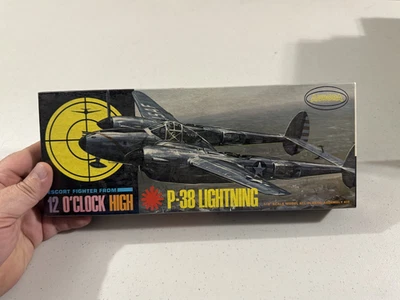 Aurora 1965 12 O’clock High P-38 Lightning Model Kit Factory Sealed - Image 1 of 4