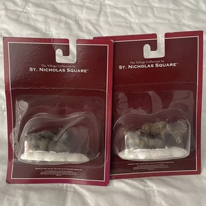 Collezione Villaggio Piazza San Nicola Alce Figurine Accessori NUOVI Lotto 2 LEGGI - Foto 1 di 7