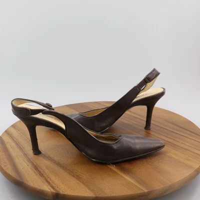 AK Anne Klein Mujer Tostado Indianna Punta Punta Tacones Cordones Talla 5.5M Foto 1 de 4