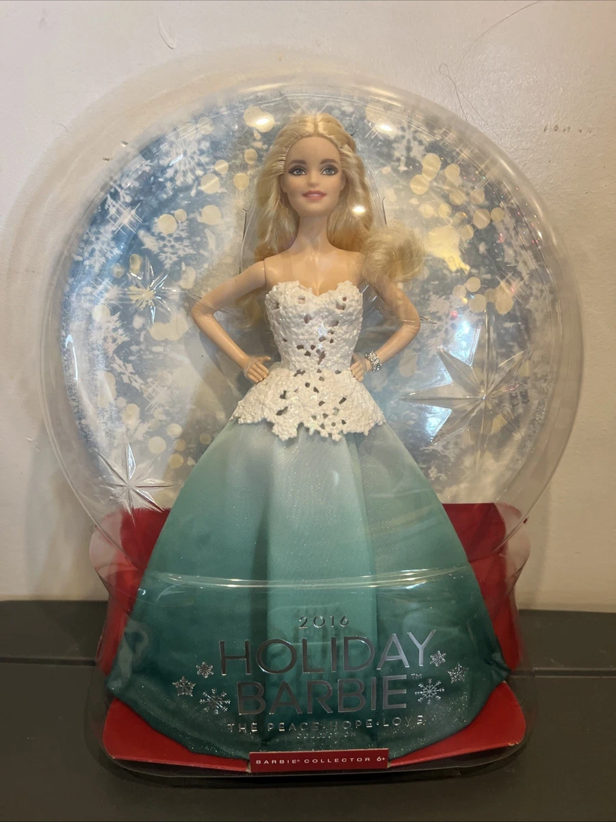 Mattel Holiday Barbie 2016 Year Manufactured Barbie Dolls & Doll