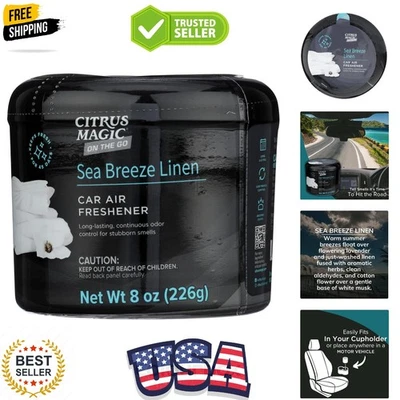 Ambientador sólido de lino Sea Breeze control de olores sin esfuerzo - 8 oz Foto 1 de 4