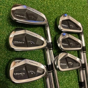 Callaway Legacy Black Iron Set 6 Clubs 5-Pw Dynamic Gold S200 Stiff Flex - Picture 1 of 6