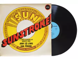 Jerry Lee Lewis And Carl Perkins Vinyl Record Sunstroke LP UK Release - Picture 1 of 7