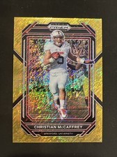 2023 Panini Prizm Draft Picks Christian Mccaffrey FOTL Gold Shimmer /15 49ers