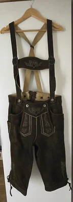 lederhose herren gebraucht, Kniebund, Gr. 94, Marjo - Bild 1 von 4