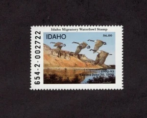 ID6 - Idaho State Duck Stamp 1992 Single. MNH. OG. - Picture 1 of 1