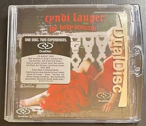 Cyndi Lauper-The Body Acustic-Dual Disc CD/DVD Side-2005-W/Guests-Booklet & Lyrics