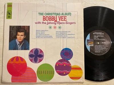 Bobby Vee / Johnny Mann Singers / The Christmas Album LP Sunset + Shrink VG - Image 1 of 4
