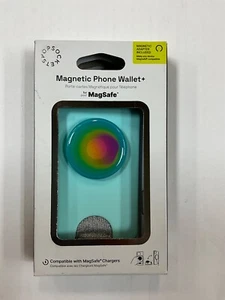 PopSockets Magnetic MagSafe PopWallet+ for iPhone - Baby Blue - Photo 1 sur 2