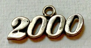   Unmarked Silver Charm Year 2000 - Picture 1 of 2