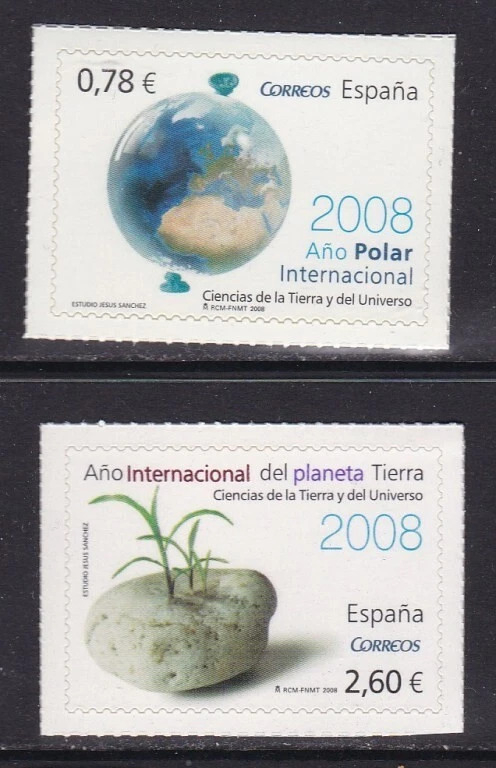 2008 - España - Edifil 4387/4388 - Ciencias de la Tierra y del Universo - MNH - Imagen 1 de 1