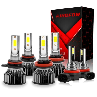 For Subaru XV Crosstrek 2015-2020 - LED Headlight High Low Beam Fog Light Bulbs - Image 1 of 4