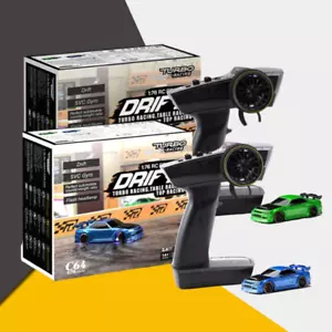 Turbo Racing 1:76 C64 Drift RC Auto mit Gyro Radio Full Proportional Toys RTR 1 - Bild 1 von 12