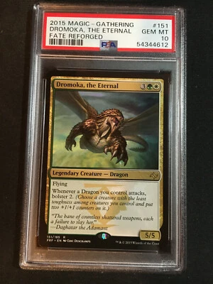 2015 Magic The Gathering Fate Reforged - Dromoka, The Eternal Legendary - PSA 10 - Image 1 of 4