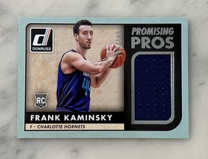 2015-16 Panini Donruss Frank Kaminsky #28 Promising Pros Jumbo Swatches /149 RC